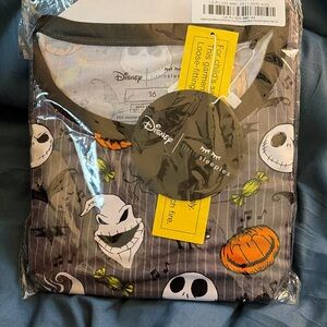 Disney Little Sleepies Gray Nightmare Before Christmas Pajama Set- 16 NIB
